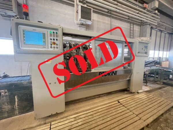 Multiple Cross Cutting Machine PEDRINI - M747 MV-06 (Ref. 1750)