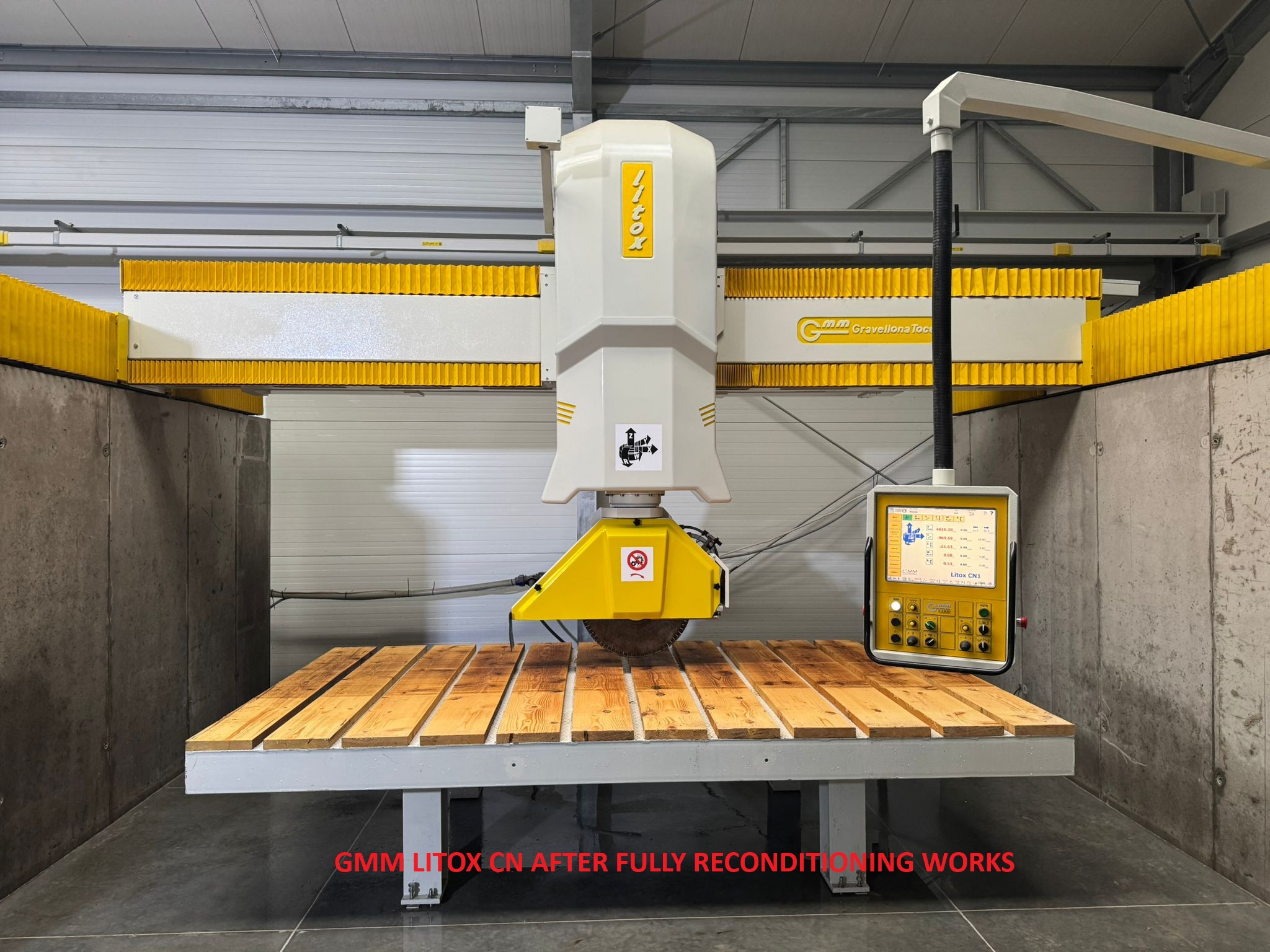 BRIDGE SAWING MACHINE GMM – LITOX 38 CNC 12 (FP3961)